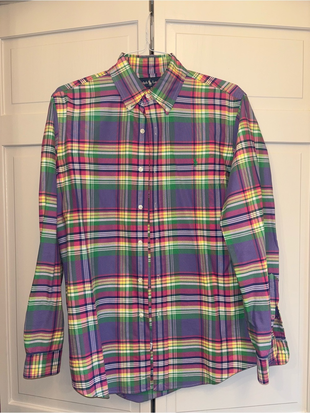 Y2K Custom Fit Plaid Ralph Lauren Shirt
